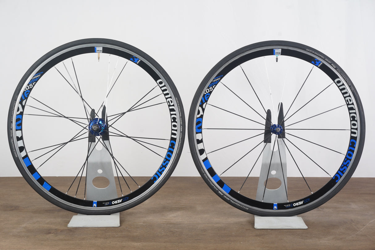 American Classic Series 3 420 Alloy Clincher Rim Brake Road Wheelset 11 Speed