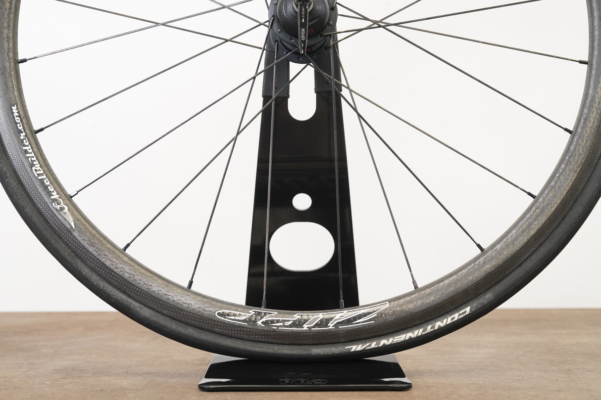 Zipp 202 Firecrest Powertap Carbon Clincher Rim Brake Wheelset Campagnolo 10 Speed