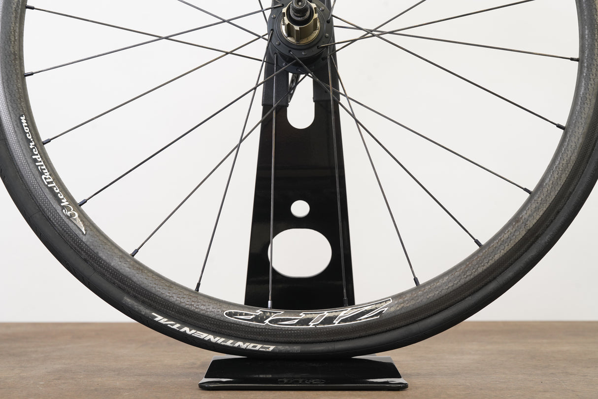 Zipp 202 Firecrest Powertap Carbon Clincher Rim Brake Wheelset Campagnolo 10 Speed