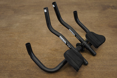 42cm Air Works Alloy Aero Base Bar + Profile Design Alloy Extentions TT Triathlon