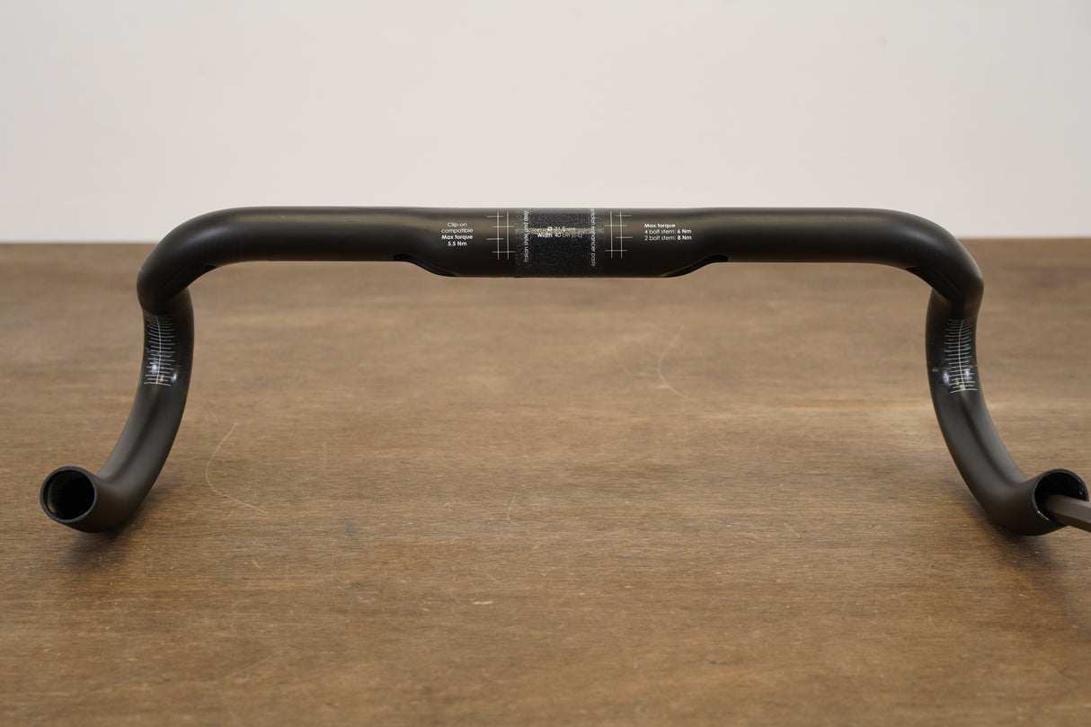 40cm 3T Ergonova Team Stealth Carbon Compact Road Handlebar 31.8mm
