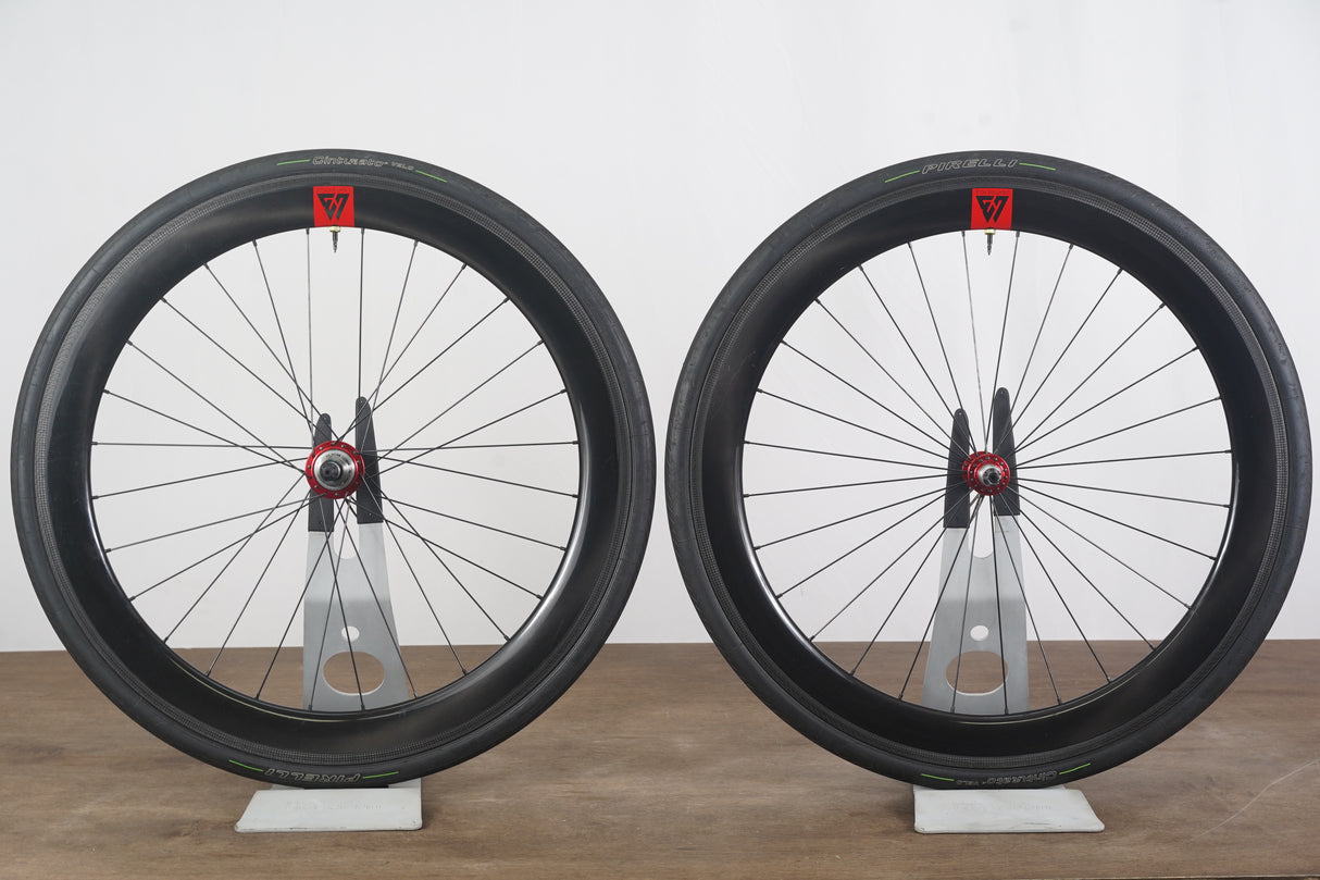 Light Bicycle AR56 White Industries T11 Carbon Tubeless Rim Brake Wheelset 12 Speed