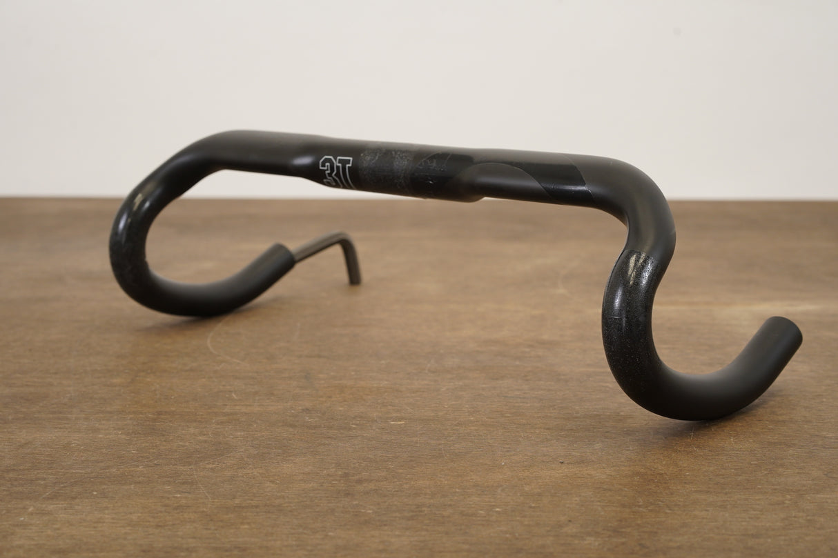40cm 3T Ergonova Team Stealth Carbon Compact Road Handlebar 31.8mm
