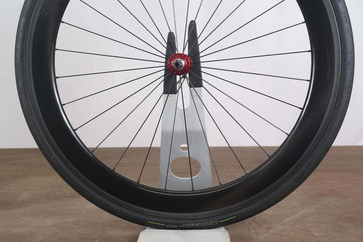 Light Bicycle AR56 White Industries T11 Carbon Tubeless Rim Brake Wheelset 12 Speed