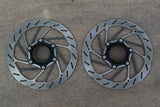 (2) 160mm SRAM HS2 Center Lock Disc Brake Road MTB Gravel Rotors