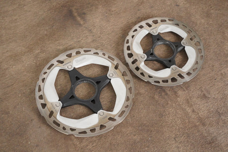 (2) 160mm/140mm Shimano XT RT-MT800 Center Lock Disc Brake Road CX MTB Rotors