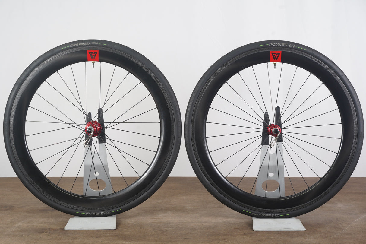 Light Bicycle AR56 White Industries T11 Carbon Tubeless Rim Brake Wheelset 12 Speed