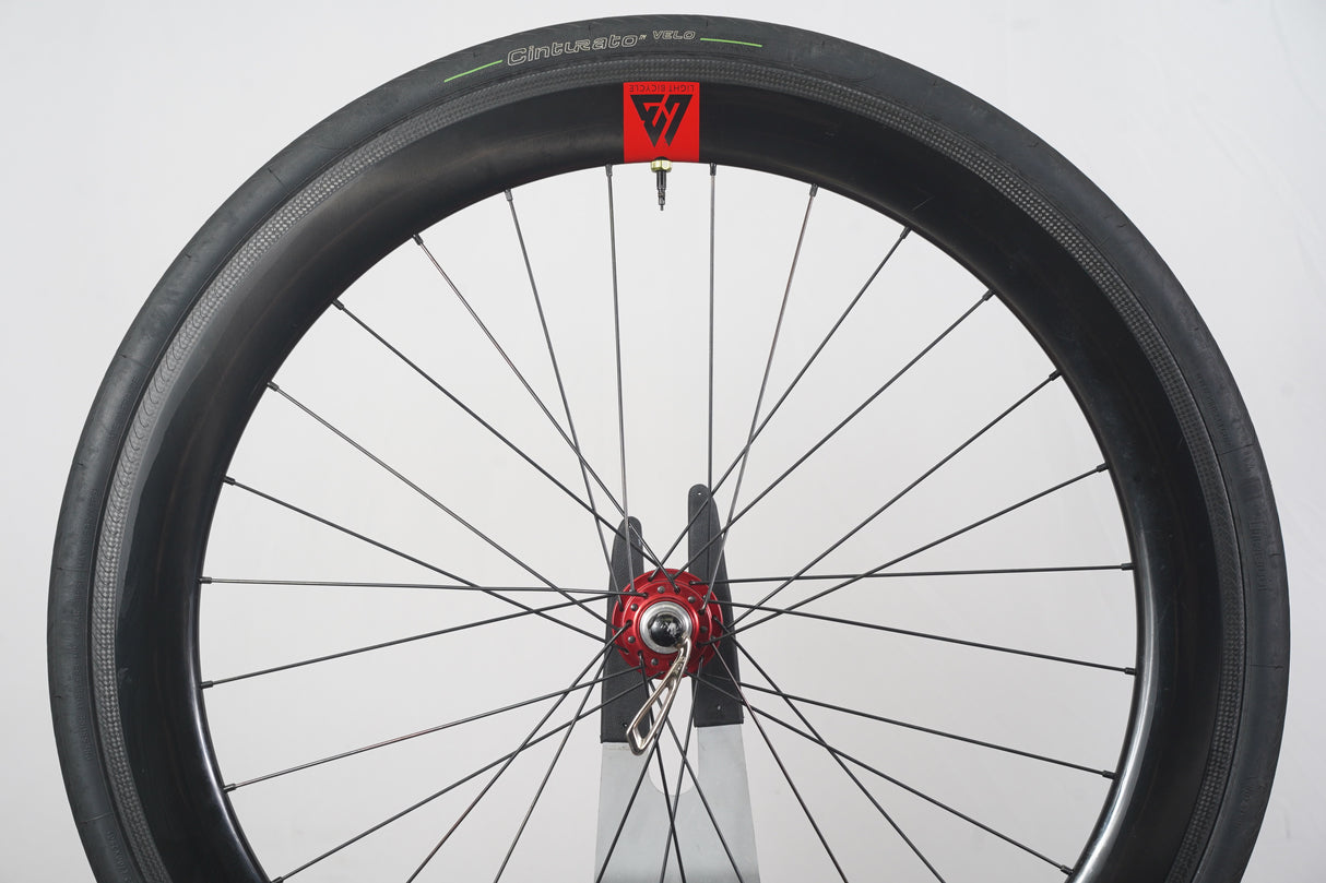 Light Bicycle AR56 White Industries T11 Carbon Tubeless Rim Brake Wheelset 12 Speed