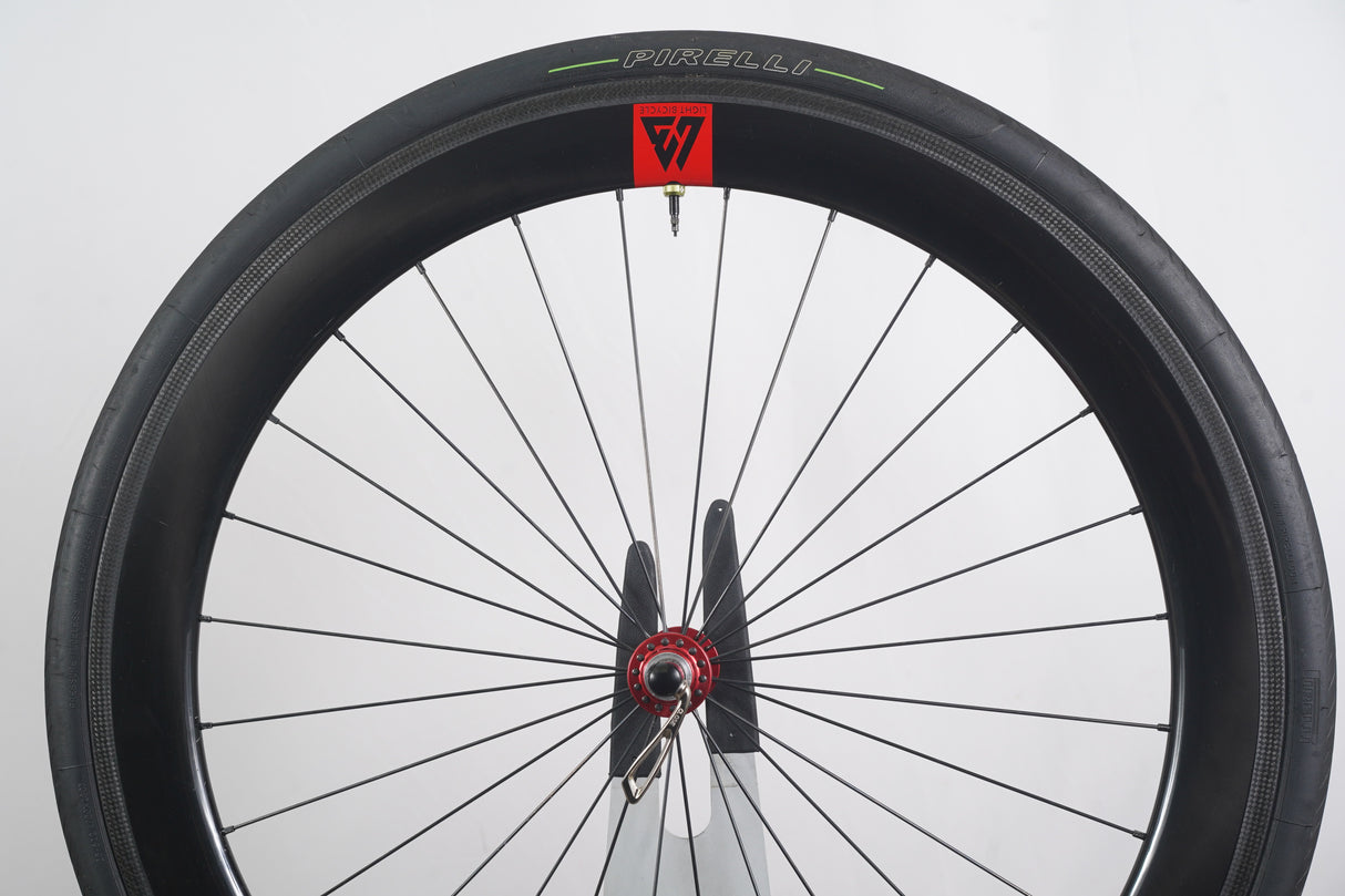 Light Bicycle AR56 White Industries T11 Carbon Tubeless Rim Brake Wheelset 12 Speed