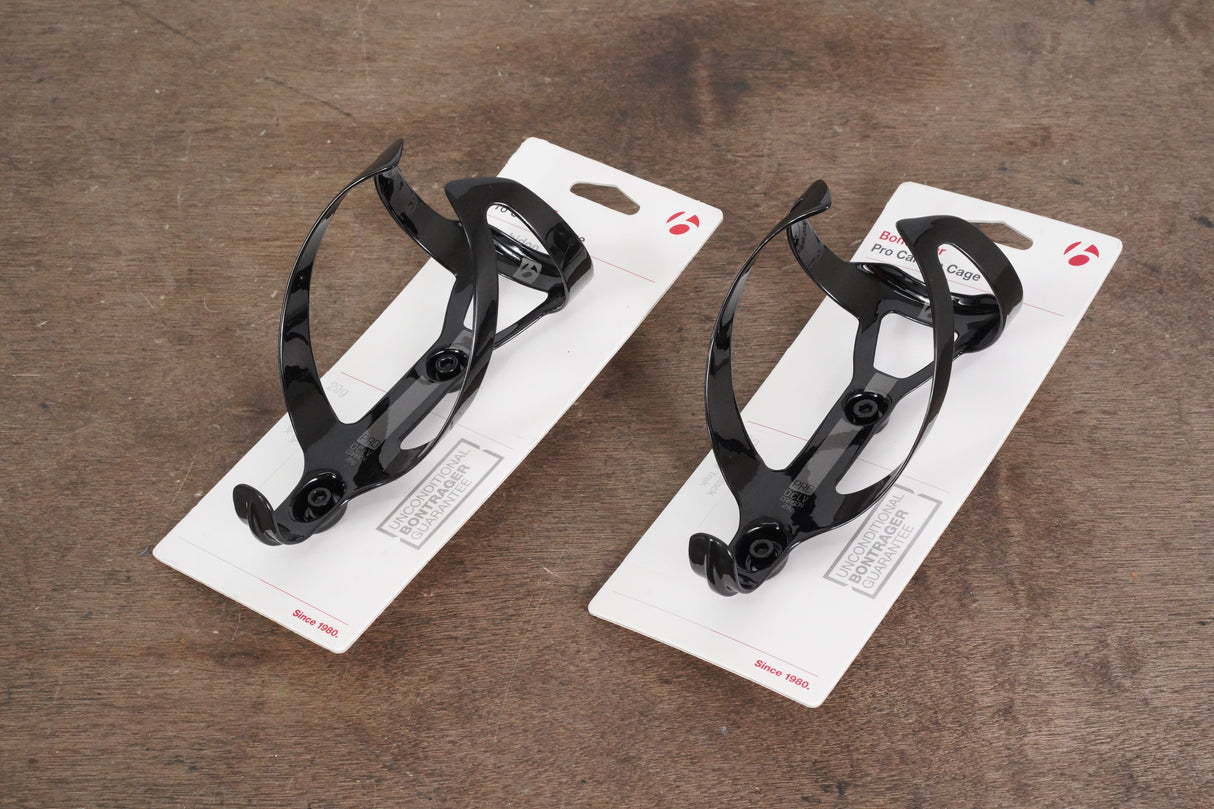 (2) NEW Bontrager Pro OCLV Carbon Water Bottle Cages 58g