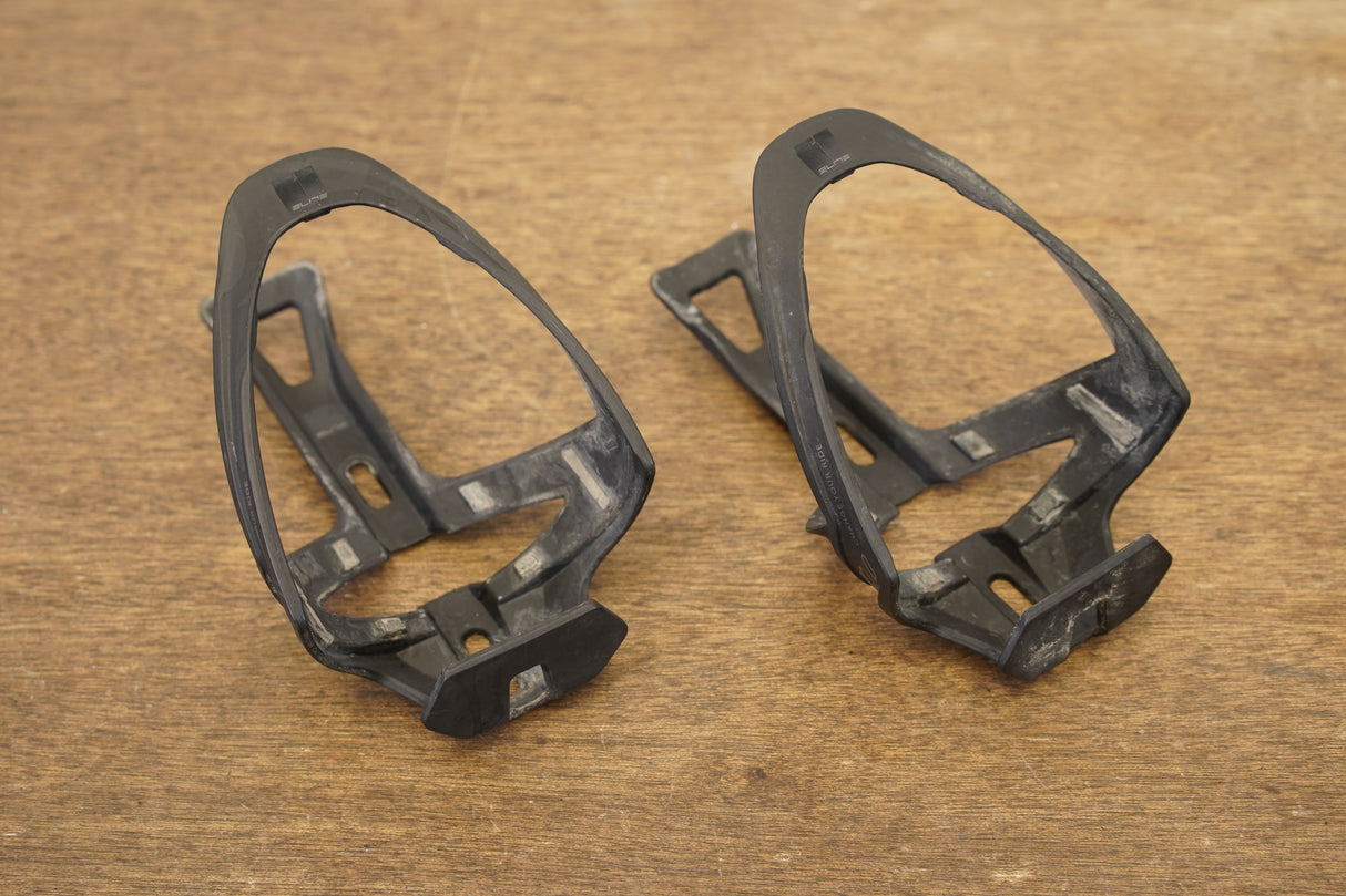 (2) Elite Rocko Carbon Water Bottle Cages 52g