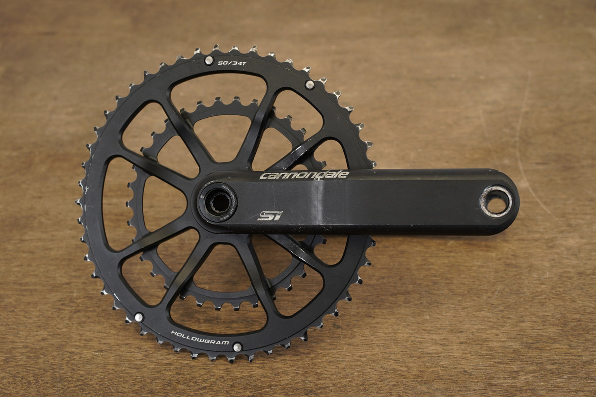 172.5mm 50/34T BB30 Cannondale Si Spidering Hollowgram Road Crankset