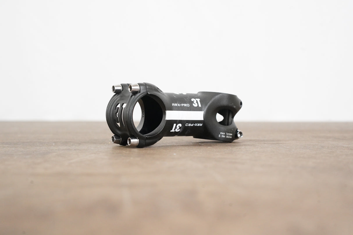 3T ARX Pro 80mm ±6 Degree Alloy Road Stem 121g 1 1/8" 31.8mm