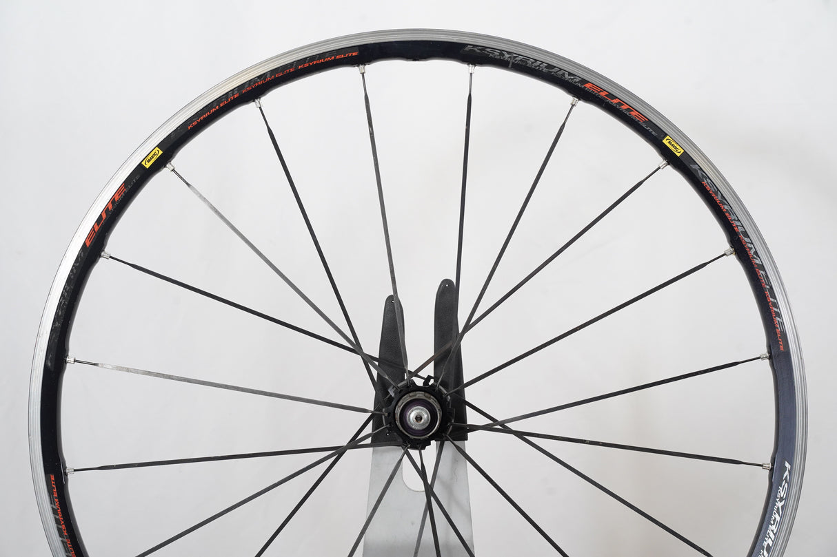 Mavic Ksyrium Elite Alloy Clincher Rim Brake Wheelset Shimano/SRAM 11 Speed