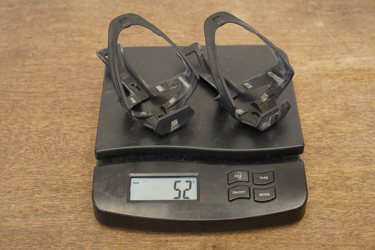 (2) Elite Rocko Carbon Water Bottle Cages 52g