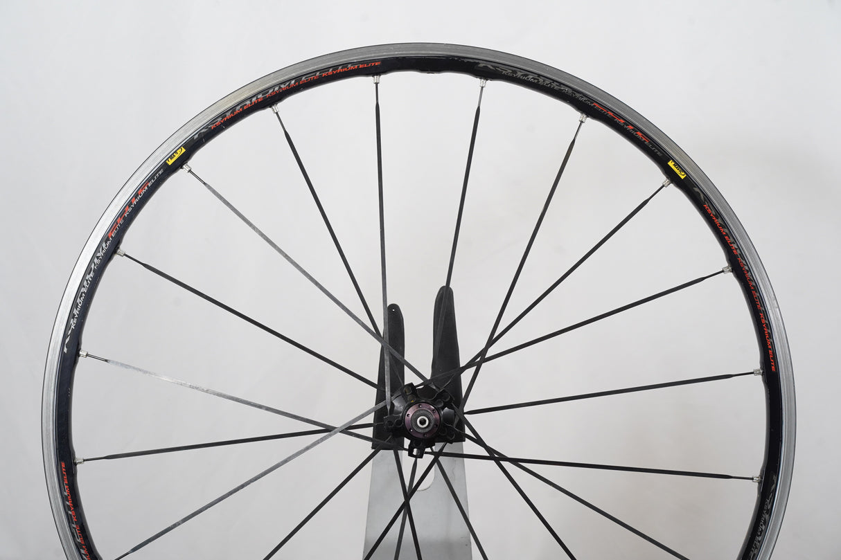 Mavic Ksyrium Elite Alloy Clincher Rim Brake Wheelset Shimano/SRAM 11 Speed