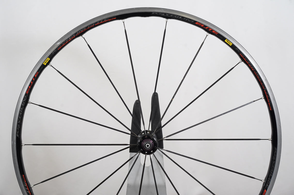 Mavic Ksyrium Elite Alloy Clincher Rim Brake Wheelset Shimano/SRAM 11 Speed