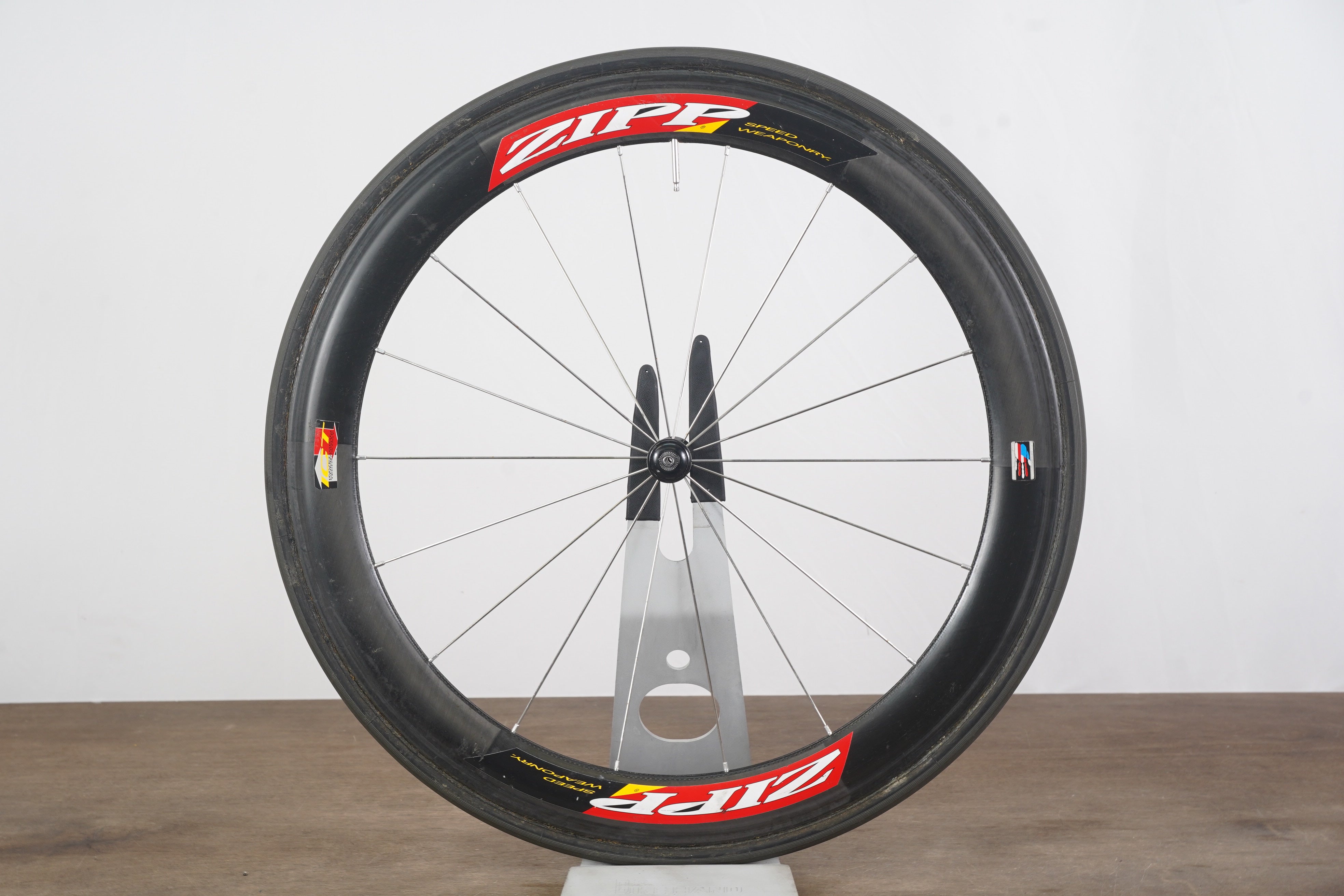 FRONT Zipp 404 282/102 Carbon Tubular Rim Brake Road Wheel