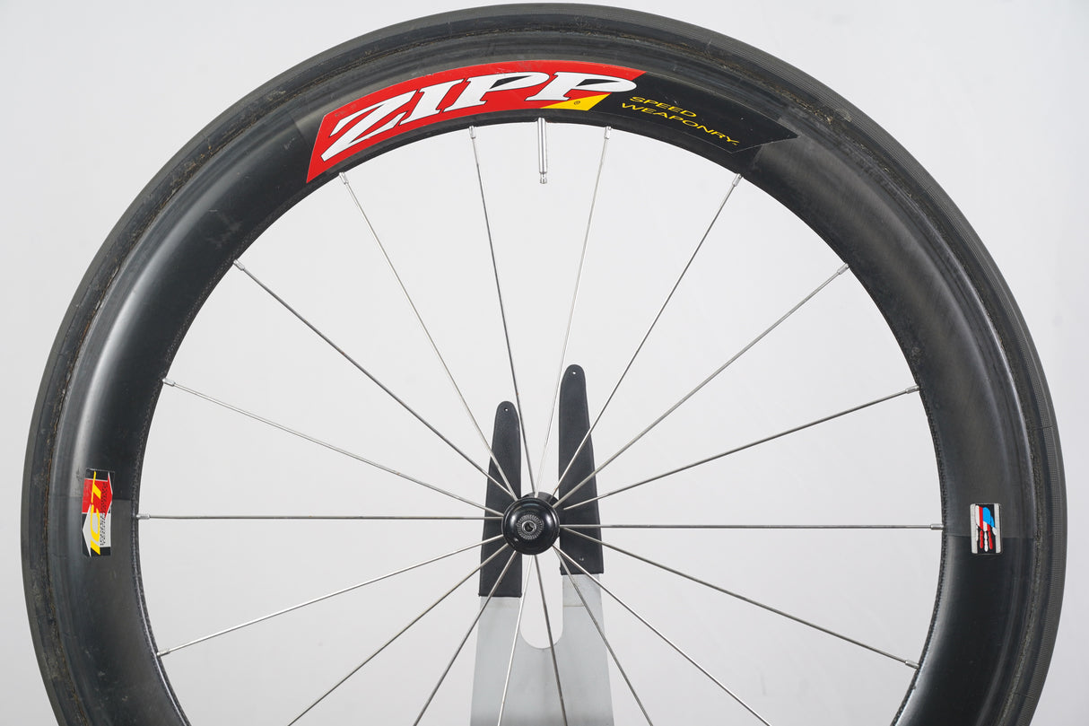 FRONT Zipp 404 282/102 Carbon Tubular Rim Brake Road Wheel