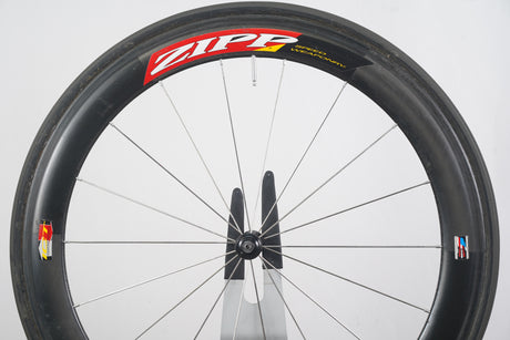 FRONT Zipp 404 282/102 Carbon Tubular Rim Brake Road Wheel