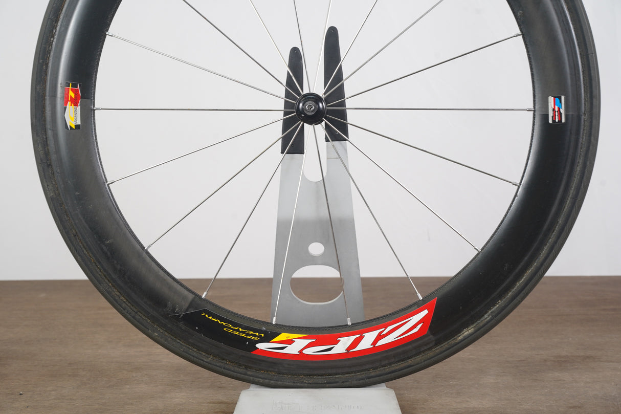 FRONT Zipp 404 282/102 Carbon Tubular Rim Brake Road Wheel