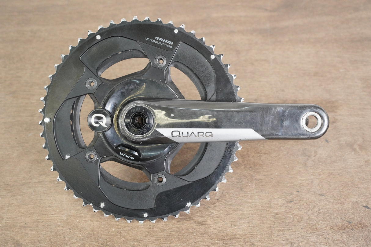 172.5mm 53/39T DUB Quarq DZero Power Meter Road Crankset