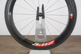 FRONT Zipp 404 282/102 Carbon Tubular Rim Brake Road Wheel