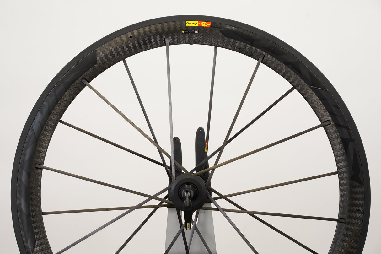 FRONT Mavic Cosmic SLR Carbon Clincher Rim Brake Wheel