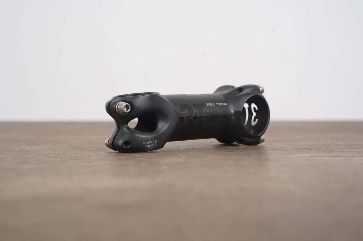 3T ARX Team 100mm ±6 Degree Alloy Road Stem 124g 1 1/8" 31.8mm