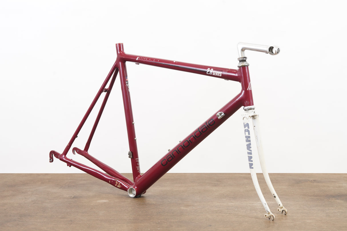 56cm Racing 900 2.8 Series Alloy Rim Brake Road Frameset Vintage