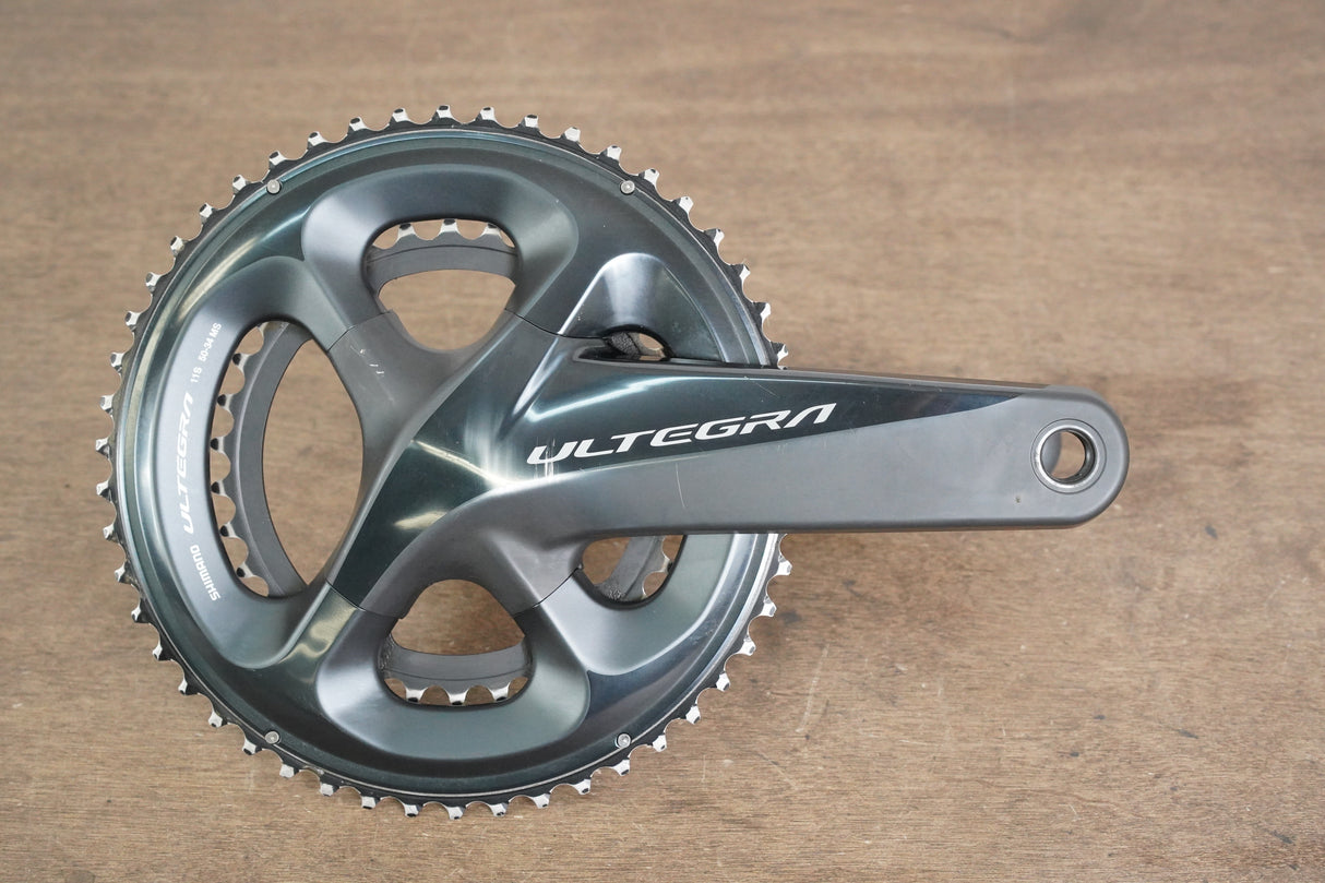 172.5mm 50/34T Shimano Ultegra FC-R8000 11 Speed Crankset 8000