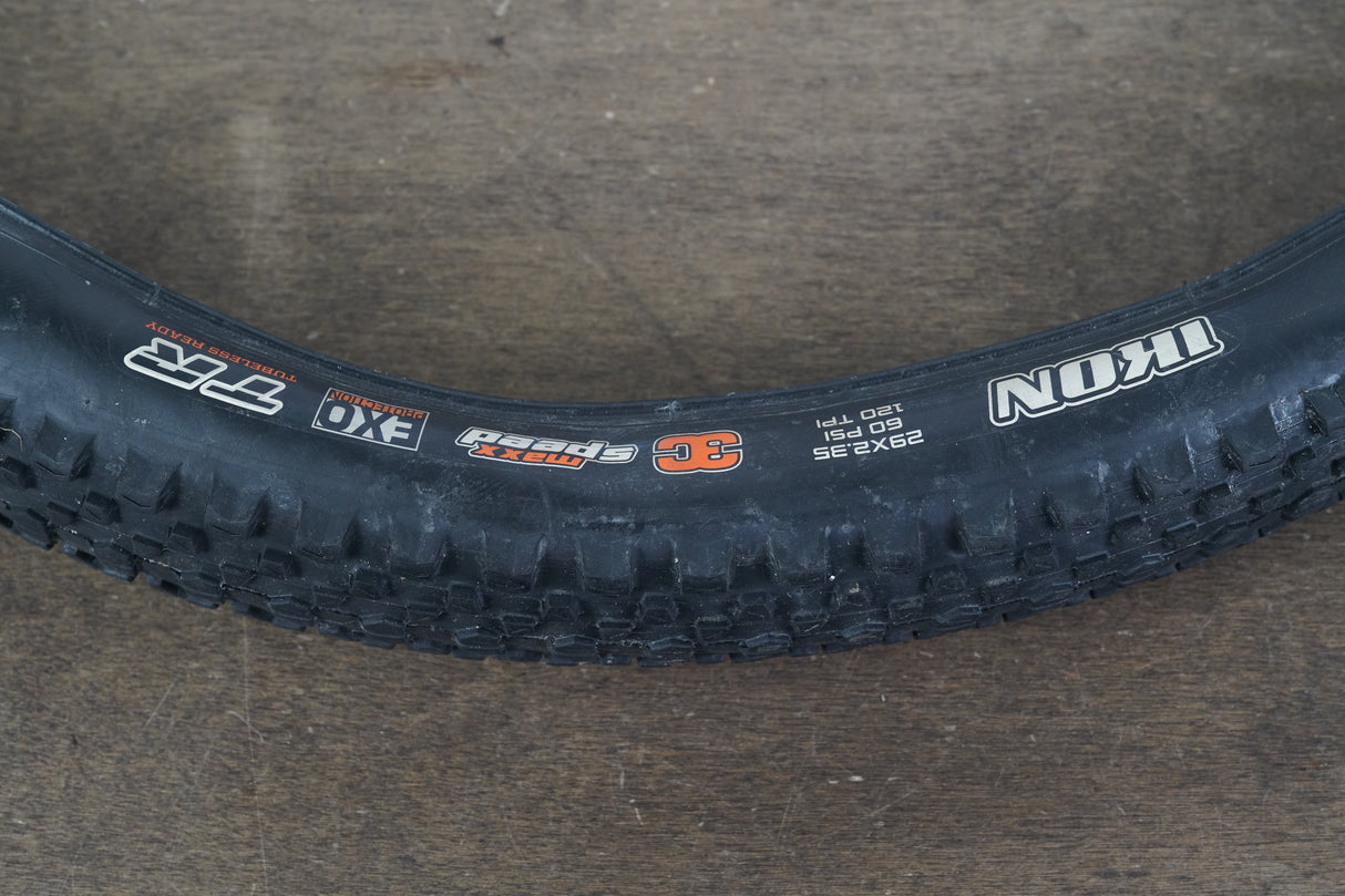 (1) 29 x 2.35 Maxxis Ikon 3C Maxx Speed EXO TR Tubeless MTB Tire