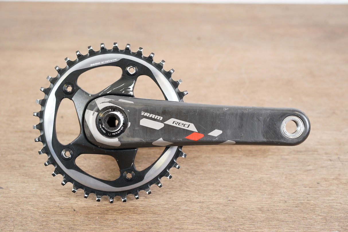 172.5mm 38T SRAM Red 1x Carbon Road Crankset