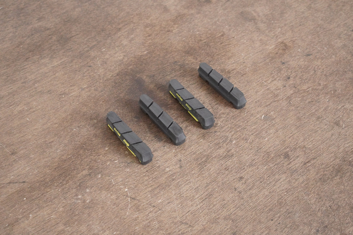 (2 Pairs) SwissStop Flash Pro Black Prince Carbon Rim Brake Pads Shimano/SRAM