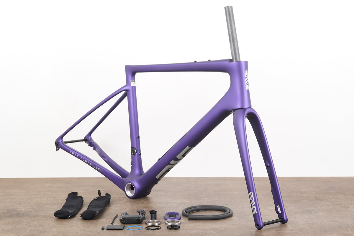 NEW 2026 54cm ENVE Fray Perfect Purple Carbon Disc Brake Aero Road Frameset