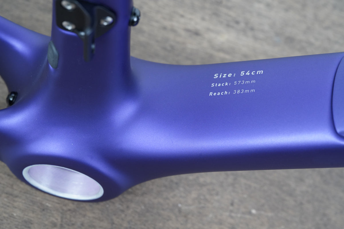 NEW 2026 54cm ENVE Fray Perfect Purple Carbon Disc Brake Aero Road Frameset