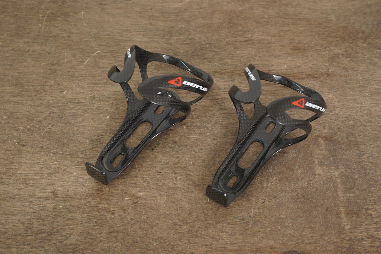 (2) Aerus Carbon Water Bottle Cages 45g