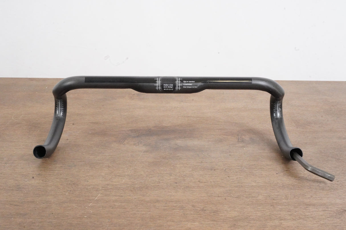 44cm 3T Ergonova Stealth Team Carbon Compact Road Handlebar 31.8mm