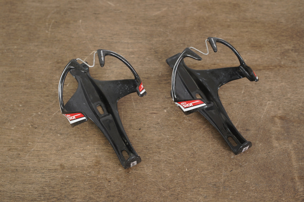 (2) Elite Sior Evo Carbon Water Bottle Cages 52g