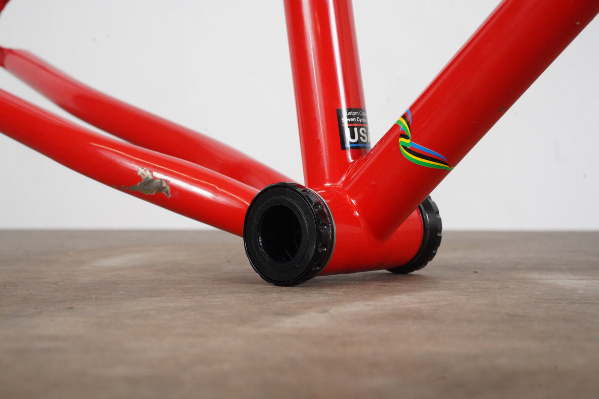 M (Medium) Seven Axiom SL ENVE Steel Rim Brake Road Frameset