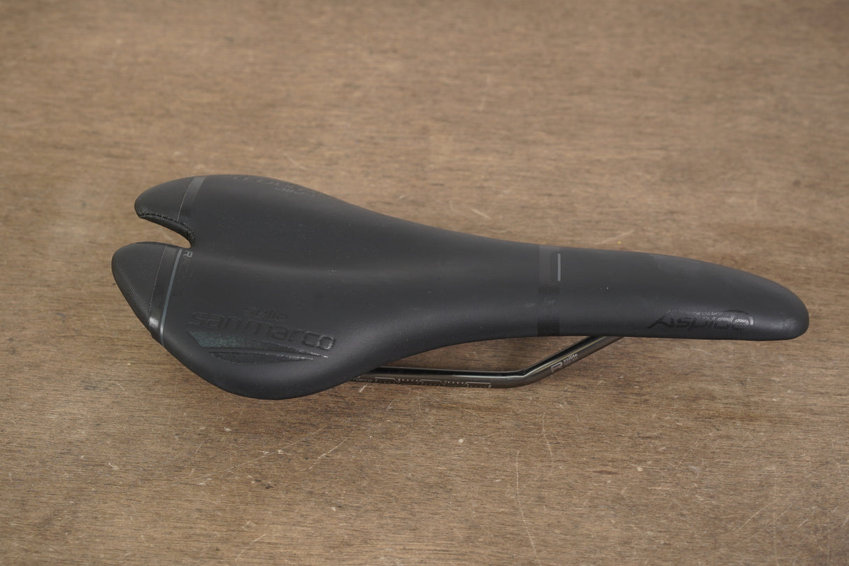130mm Selle San Marco Aspide Titanium Rail Road Saddle 178g