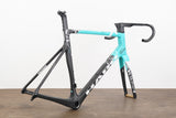 2025 58cm Haro Rivette Top Shelf Carbon Aero Disc Brake Road Frameset + Cockpit