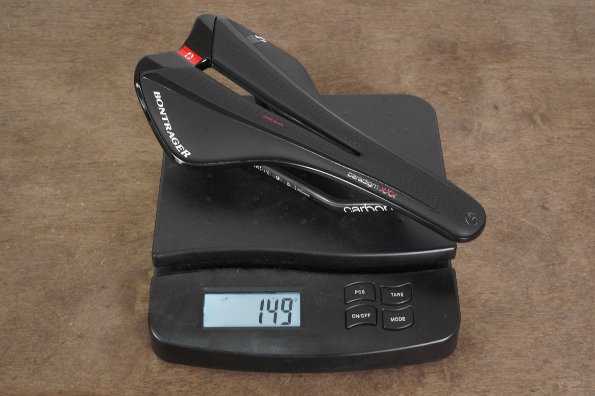 138mm Bontrager Paradigm XXX Carbon Rail Road Saddle 149g