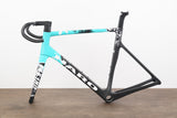 2025 58cm Haro Rivette Top Shelf Carbon Aero Disc Brake Road Frameset + Cockpit