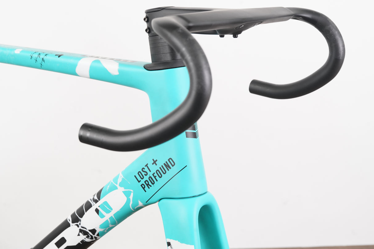 2025 58cm Haro Rivette Top Shelf Carbon Aero Disc Brake Road Frameset + Cockpit
