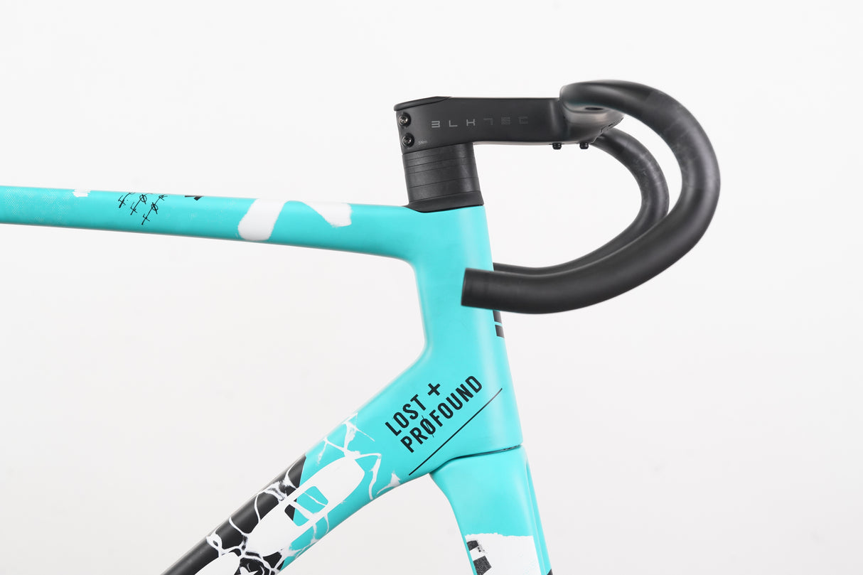 2025 58cm Haro Rivette Top Shelf Carbon Aero Disc Brake Road Frameset + Cockpit