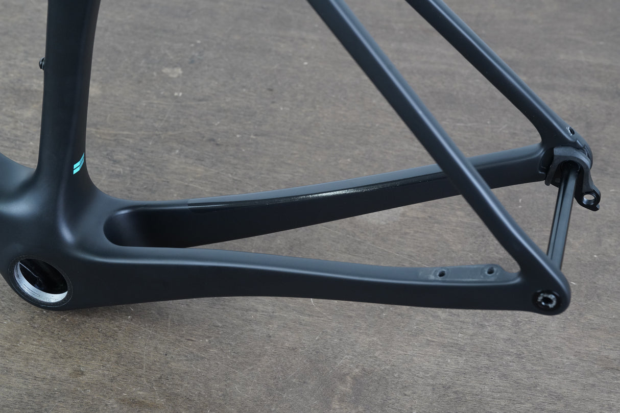 2025 58cm Haro Rivette Top Shelf Carbon Aero Disc Brake Road Frameset + Cockpit