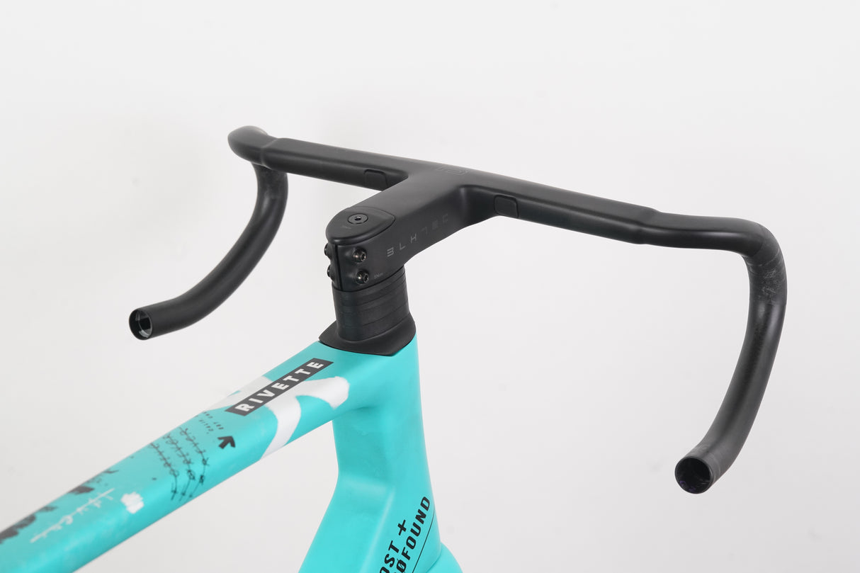 2025 58cm Haro Rivette Top Shelf Carbon Aero Disc Brake Road Frameset + Cockpit