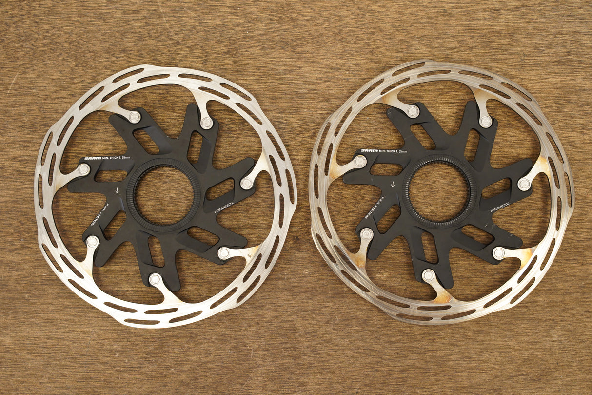 (2) 160mm SRAM PaceLine X Center Lock Disc Brake Rotors