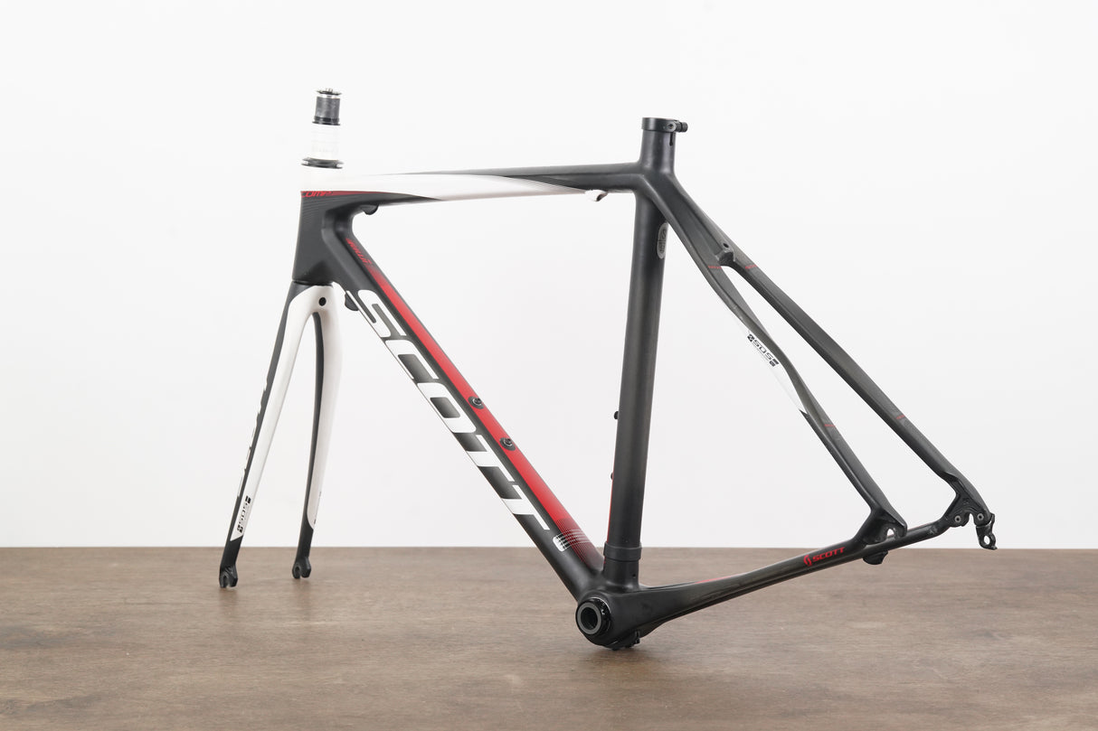 *Damaged* S (Small) Scott CR1 Comp Carbon Rim Brake Frameset